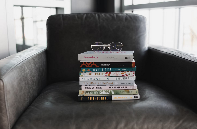 stack of books